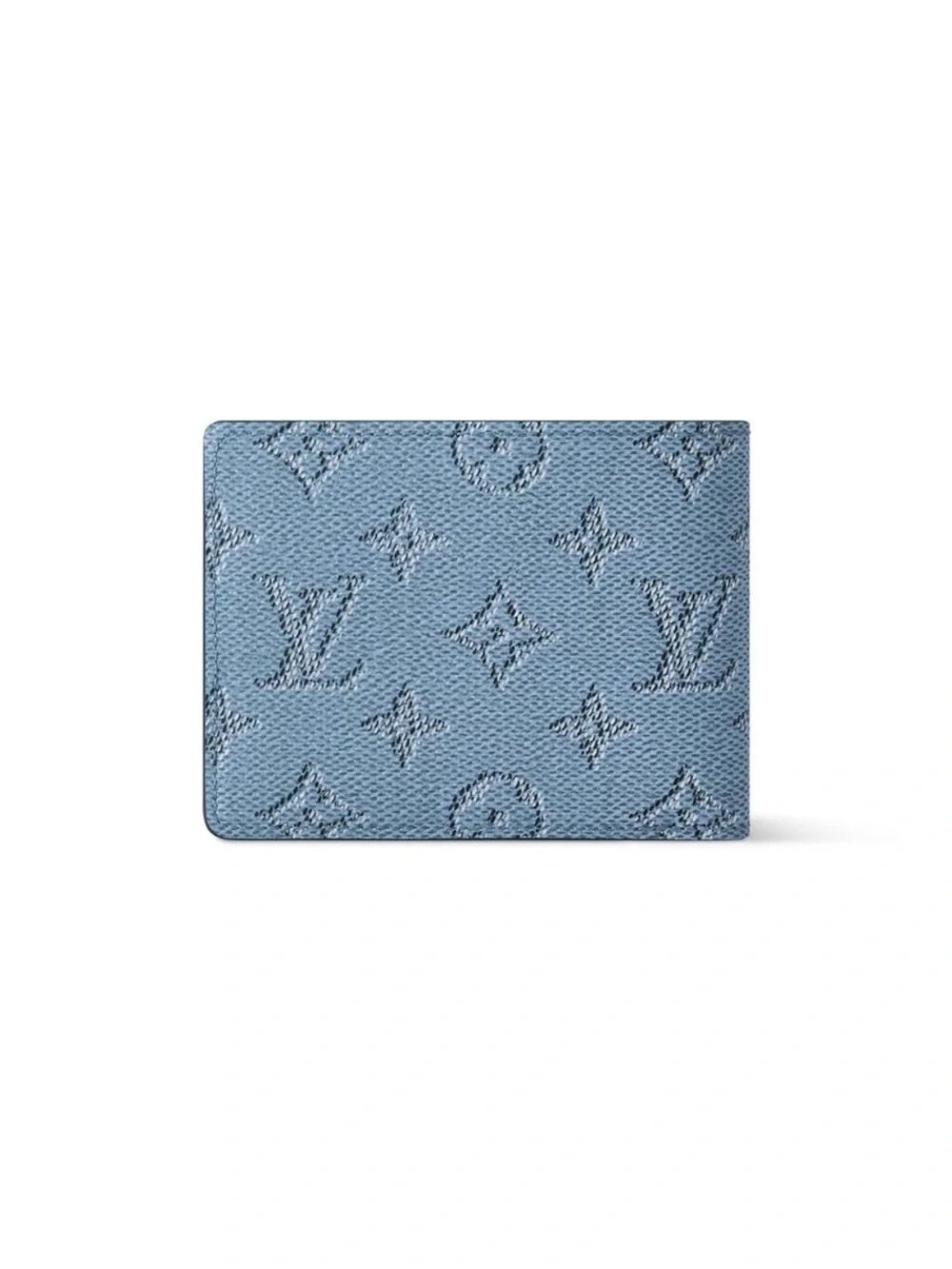 NEW Louis Vuitton Blue Monogram Pharrell Williams Heritage Multiple Wallet